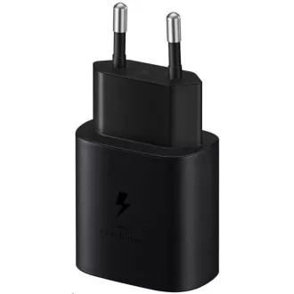 Samsung Reiseladegerät EP-TA800XBE, Quickcharge 25W, USB-C Kabel, schwarz