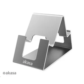 AKASA Ständer Widder Pico, Aluminiumständer für Handy und Tablet, grau