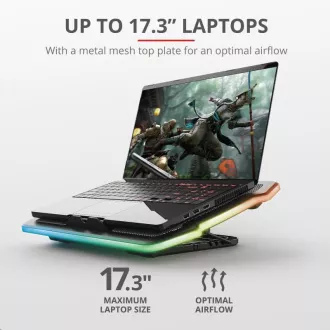 TRUST Laptopständer GXT1126 AURA LAPTOP COOLING STAND (Kühlpad) TRUST Laptopständer GXT1126 AURA LAPTOP COOLING STAND (Kühlpad)