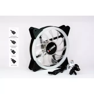 1stCOOL Fan AURA EVO Dual Ring ARGB Lüfter 12cm