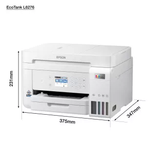 EPSON Drucker EcoTank L6276, 3in1, A4, 1200x4800dpi, 33ppm, USB, Wi-Fi, LAN, weiß