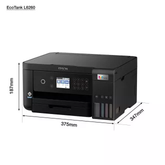 EPSON Drucker EcoTank L6260, 3in1, A4, 1200x4800, 33ppm, USB, Wi-Fi, LAN