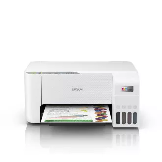 EPSON Drucker EcoTank L3256, 3in1, A4, 1440x5760dpi, 33ppm, USB, Wi-Fi, weiß EPSON Drucker EcoTank L3256, 3in1, A4, 1440x5760dpi, 33ppm, USB, Wi-Fi, weiß