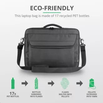 TRUST 15,6 "Atlanta Tragetasche ECO Notebooktasche