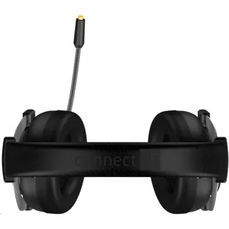CONNECT IT DOODLE RGB-Gaming-Kopfhörer mit Mikrofon, 2xKlinke + USB, schwarz