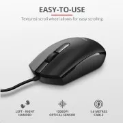 TRUST Optical BASI WIRED Maus, USB