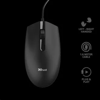 TRUST Optical BASI WIRED Maus, USB
