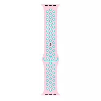 RhinoTech Sportarmband für Apple Watch 42 / 44mm Rosa-Grün RhinoTech Sportarmband für Apple Watch 42 / 44mm Rosa-Grün