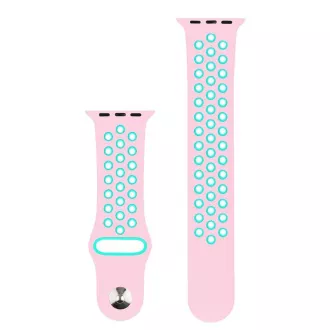 RhinoTech Sportarmband für Apple Watch 42 / 44mm Rosa-Grün RhinoTech Sportarmband für Apple Watch 42 / 44mm Rosa-Grün