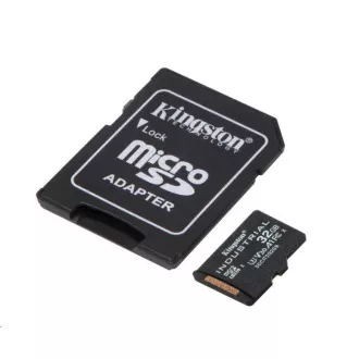 Kingston 32GB microSDHC Industrial C10 A1 pSLC-Karte + SD-Adapter