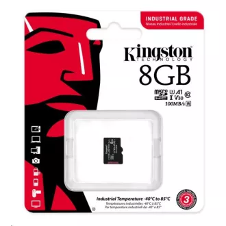 Kingston 8GB microSDHC Industrial C10 A1 pSLC-Karte Einzelpackung Kingston 8GB microSDHC Industrial C10 A1 pSLC-Karte Einzelpackung
