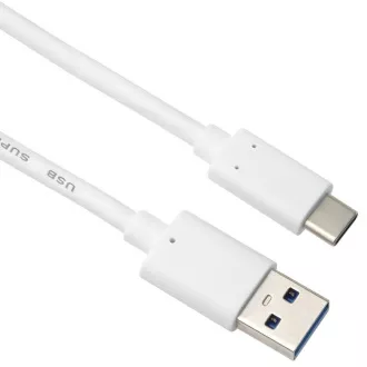 PremiumCord USB-C auf USB 3.0 A (USB 3.2 Generation 2, 3A, 10Gbit/s) 1m, weiß