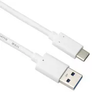 PremiumCord USB-C auf USB 3.0 A (USB 3.2 Generation 2, 3A, 10Gbit/s) 2m, weiß