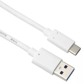 PremiumCord USB-C auf USB 3.0 A (USB 3.2 Generation 2, 3A, 10Gbit/s) 2m, weiß