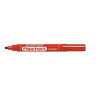 Marker Centropen 8550 für Flipchart rot zylindrische Spitze 2,5 mm