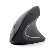 GEMBIRD Maus MUSW-ERGO-01, vertikal, kabellos, USB-Empfänger, schwarz