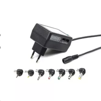 GEMBIRD Universal AC-DC-Adapter EG-MC-008, 12W, 7 Anschlüsse