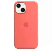 APPLE iPhone 13 mini Silikonhülle mit MagSafe - Pink Pomelo