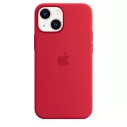 APPLE iPhone 13 mini Silikonhülle mit MagSafe - (PRODUKT) ROT