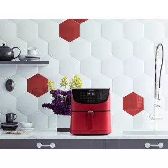 Cosori CP158-AF PREMIUM - 5,5L Heißluftfritteuse 5x Spieße und Grill. Rost, rot Cosori CP158-AF PREMIUM - 5,5L Heißluftfritteuse 5x Spieße und Grill. Rost, rot