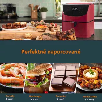 Cosori CP158-AF PREMIUM - 5,5L Heißluftfritteuse 5x Spieße und Grill. Rost, rot Cosori CP158-AF PREMIUM - 5,5L Heißluftfritteuse 5x Spieße und Grill. Rost, rot