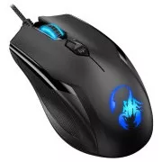 GENIUS Maus GX GAMING AMMOX X1 600, kabelgebunden, 3200 dpi, RGB-Hintergrundbeleuchtung, USB, schwarz