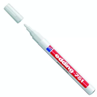 Marker Edding 751 Lack weiß 1-2mm