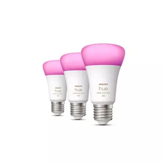 PHILIPS Hue White and Color Ambiance 6.5W 800 E27 3St. PHILIPS Hue White and Color Ambiance 6.5W 800 E27 3St.