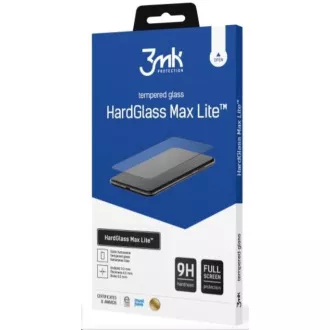3mk gehärtetes Glas HardGlass Max Lite Schwarz für Apple iPhone 13 / 13 Pro / 14