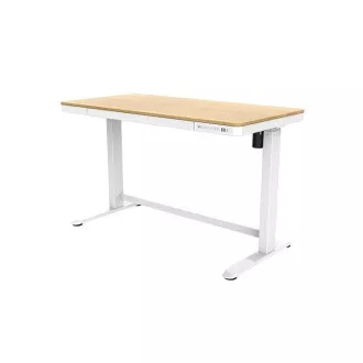 Delso WORKSTATION Elektrisch höhenverstellbarer Tisch eiche / weiß Delso WORKSTATION Elektrisch höhenverstellbarer Tisch eiche / weiß