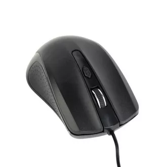 GEMBIRD Maus MUS-4B-01, kabelgebunden, optisch, 1200 dpi, USB, schwarz