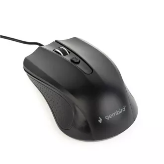 GEMBIRD Maus MUS-4B-01, kabelgebunden, optisch, 1200 dpi, USB, schwarz
