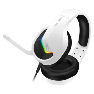 CONNECT IT NEO Gaming-Kopfhörer mit Mikrofon, 1xKlinke + USB, weiß