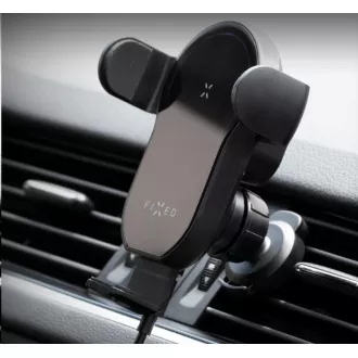 FIXED Matic Autohalterung mit kabelloser Schnellladung, 15W, USB-C, schwarz