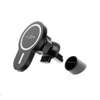 FIXED MagClick Autohalterung mit kabellosem Laden, 15W, USB-C, schwarz