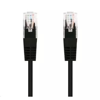 C-TECH Patchkabel Cat5e, UTP, schwarz, 0, 5m