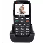 EVOLVEO EasyPhone XG, Seniorenhandy mit Ladestation, schwarz