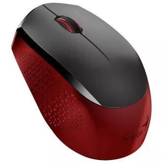 GENIUS Maus NX-8000S / 1600 dpi / kabellos / lautlos / schwarz-rot