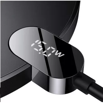 Baseus Wireless Charger Digital LED Gen 2 15W Schwarz