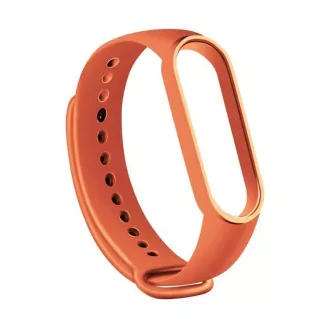 RhinoTech Armbänder für Xiaomi Mi Band 6 (3er-Pack schwarz, orange, grün)