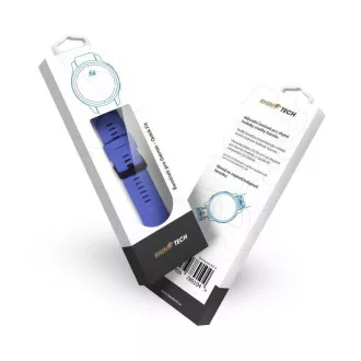 RhinoTech Armband für Garmin QuickFit Silikon Outdoor 22mm dunkelblau