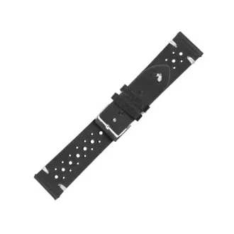 RhinoTech Universalgurt Echtes Leder Schnellspanner 18mm schwarz