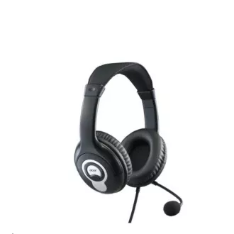 ACER Over-the-Ear Headset (OV-T690) -20Hz-20kHz, 94dB/mW, 2,4m Kabel, Schwarz-Grau ACER Over-the-Ear Headset (OV-T690) -20Hz-20kHz, 94dB/mW, 2,4m Kabel, Schwarz-Grau
