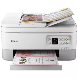 Canon PIXMA Drucker TS7451A weiß - Farbe, MF (Druck, Kopierer, Scan, Cloud), Duplex, USB, Wi-Fi, Bluetooth