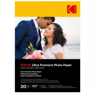 KODAK Ultra Premium Photo RC Gloss (280g/m2) 13x18cm 20 Blatt