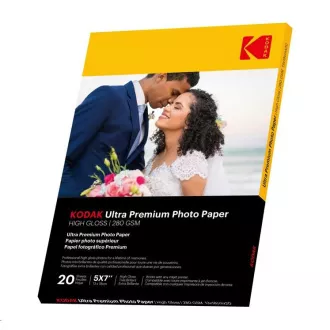 KODAK Ultra Premium Photo RC Gloss (280g/m2) 13x18cm 20 Blatt