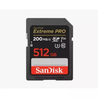 SanDisk SDXC-Karte 512GB Extreme PRO (200 MB/s Klasse 10, UHS-I U3 V30)