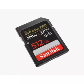 SanDisk SDXC-Karte 512GB Extreme PRO (200 MB/s Klasse 10, UHS-I U3 V30)
