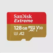 SanDisk micro SDXC Karte 128GB Extreme (190 MB/s Klasse 10, UHS-I U3 V30)   Adapter