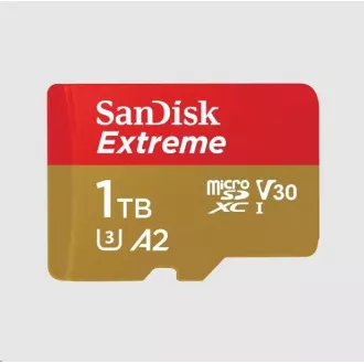 SanDisk micro SDXC Karte 1TB Extreme (190 MB/s Klasse 10, UHS-I U3 V30)   Adapter